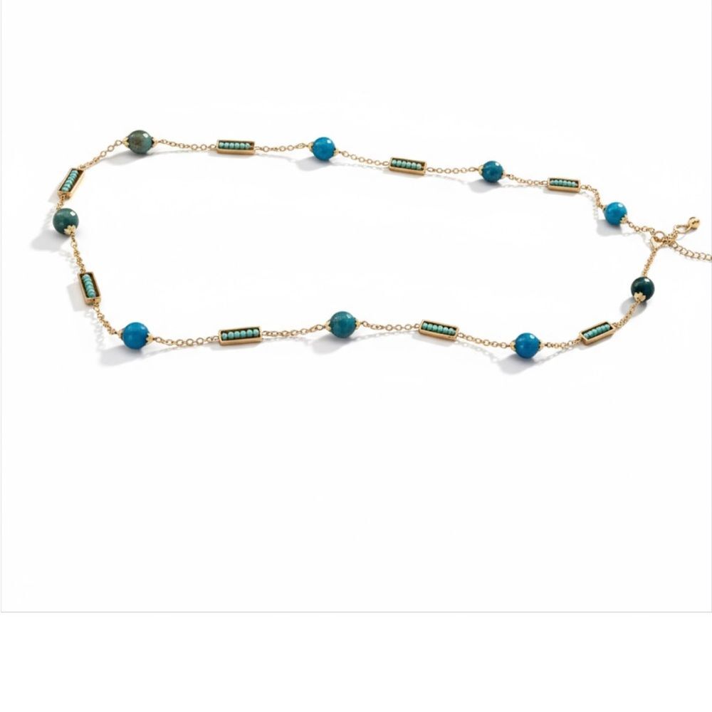 🖤 J.Crew Regent Blazer & Erwin Pearl Faux Turquoise Necklace Set – Size 4 flaw - Picture 4 of 15